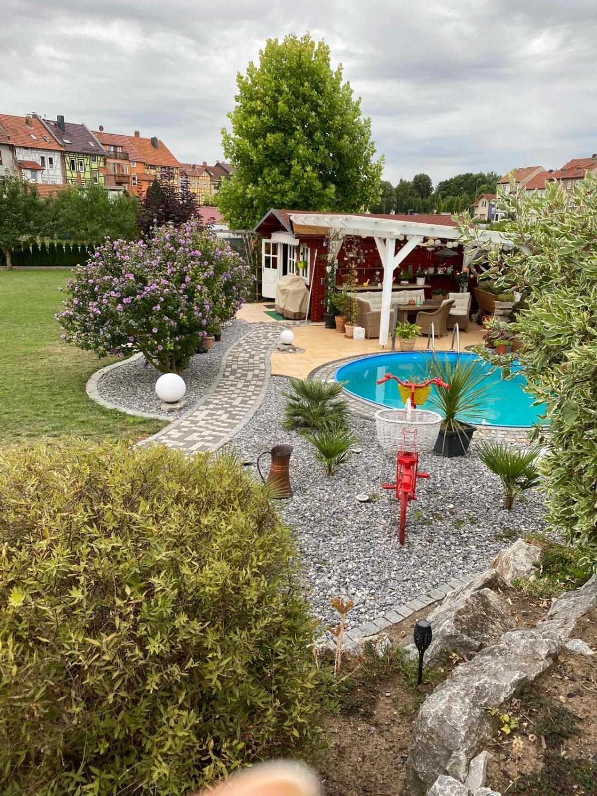 Ferienhaus Luebke Souterrain Mühlhausen Esterno foto